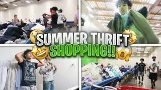 Come THRIFT With Me For SUMMER/ Thrift Haul 2023 | (thrifting try on summer haul 2023)