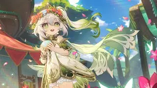[Instrumental] [Aranara Voice Included] Character Demo - Nahida - Boundless Bliss [60 FPS]