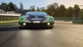 Chasing a BMW in a Lamborghini, at Imola. ACC v1.8. Competition server.