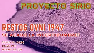 RESTOS OVNI 1947. SE ACABÓ LA INCERTIDUMBRE? #UAP #OVNI # ROSWELL