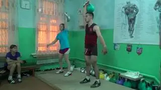 Гиревой спорт.Заруба в Рывковом комплексе с гирей 14кг/ 24кг
