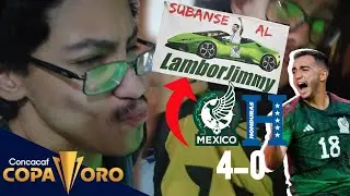 ¡PURA PINCHE LAMBORJIMMY! 🇲🇽 México 4 - 0 Honduras 🇭🇳 (Copa Oro 2023) fase de grupos