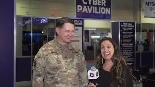 Army at the Cyber Pavilion at I/ITSEC 2023