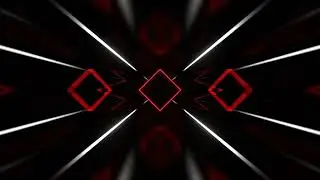Red White Strobe Neon Rhythm Tunnel Background VJ Loops in 4k