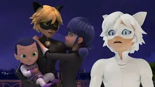 Marinette and Super Cat have a baby | У Маринетт и Супер Кота появился ребёнок