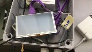 Pi and GSM with LCD touch screen