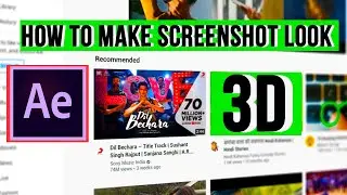 How to Make Screenshots Look 3D  | After Effects Tutorial