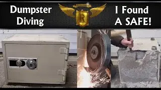 Dumpster Diving: I found a Safe! Let's crack it open and see what is inside.