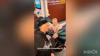 Даня Милохин и ребёнокд😇красава