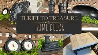 Thrift to Treasure/Upcycling Home Decor for resale/Thrift store makeover using Fusion Milk Paint