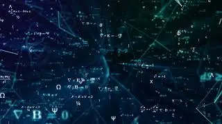 Seamless Digital Mathematical Formulas Loop | Abstract Futuristic Motion | Stock Video Footage