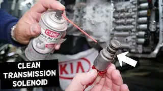 HOW TO CLEAN TRANSMISSION SOLENOID ON KIA OPTIMA FORTE SORENTO SPORTAGE SOUL RIO, NOT SHIFTING