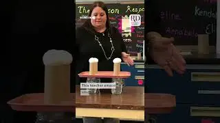 The science teacher had our jaws on the floor with her cool lesson!
