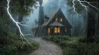 HEAVY RAIN AND THUNDER SOUNDS - DEEP SLEEP | Thunderstorm for Sleeping - Rain Sound Comfort #2