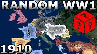 Random WW1! Nations Pick Random Focuses! | HOI4 Timelapse