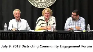 Districting Community Engagement Forum | July 9, 2018