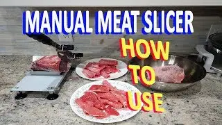 How to Use Manual Meat Slicer Stainless Steel (DIY Shabu ShaBu)- Super Easy to Clean GardenHula