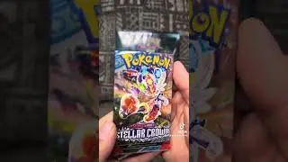 Stellar crown Pokémon booster pack opening 👀