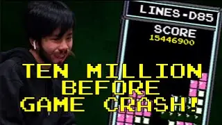 FIRST EVER TEN MILLION BEFORE CRASH - NES TETRIS
