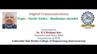 17 Cyclic Code Syndrome