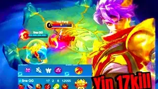 Yin hyper 17 kill MVP / sna gaming / Mobile legend bang bang