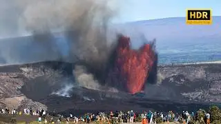 Kīlauea Volcano Eruption 1,200 Ft. Lava Fountain! 🌋 (July 9, 2025) Episode 28 4K HDR