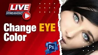 Cara Mengubah Warna Mata di Photoshop - Photoshop Tutorial - menajamkan mata