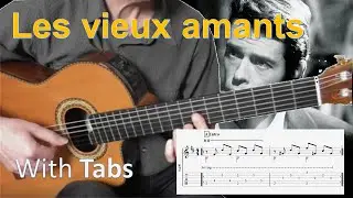 La chanson des vieux amants - Jacques Brel - Solo fingerstyle guitar