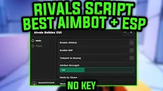 Rivals Script Aimbot + ESP + Kill All OP Hub | Fluxus, Delta, Arceus X