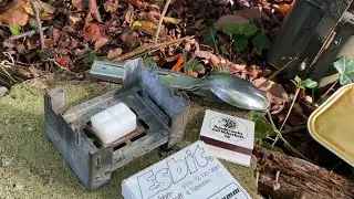 Bundeswehr Ausrüstung: Esbit Kocher    Essen im Felde