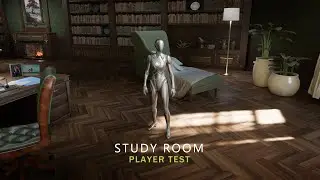 Unreal Engine 5 Study Room Player Test