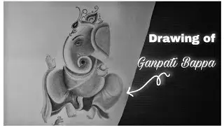 How to draw ganpati bappa | Drawing of ganpati bappa