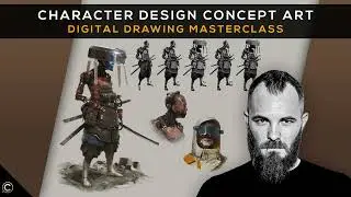 Character Design Concept Art Digital Drawing Masterclass Trailer
