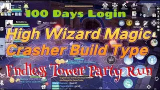 Endless Tower Run - High Wizard Magic Crasher Build Type
