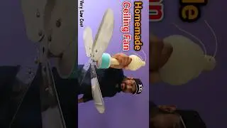 Homemade Ceiling Fan #shorts #ceilingfan #technicalsokil