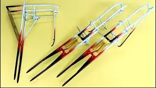 How to Make Automatic Fishing Rods Holder - Cara Membuat Penyangga Joran Otomatis