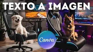 Convert text to image with Canva's AI @masquetips