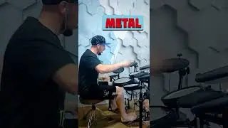 3 СТИЛЯ в ОДНОЙ песне  #drums  #drumcover