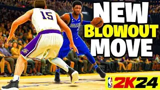 NBA 2K24 Gameplay: How To Use The Blowout Dribble!