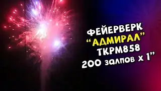 Фейерверк, салют Адмирал 200 залпов х 1