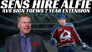 Breaking News: Senators Hire Daniel Alfredsson + Avalanche Sign Toews 7 Yr Extension