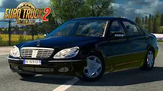 Mercedes-Benz S600 W220 Car Mod | Euro Truck Simulator 2 1.59