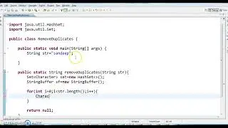 How to remove the duplicates From String in java