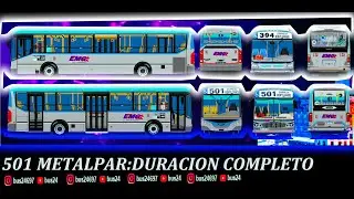 Colectivo Linea 501 Metalpar BUS24 (VIDEO COMPLETO PASO A PASO ´´TIEMPO REAL´´) LEER DESCRIPCIÓN