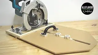 Make a Circular Saw Rip Fence Guide | DIY Circular Saw Guide