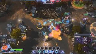 Heroes of the Storm - [Haunted Mines] - pew pew I'm Nova w/ friends