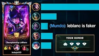 *1V9 CARRY* This is what a Faker level Leblanc performance looks like