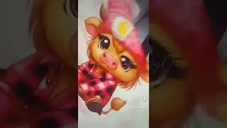 A t-shirt of a beautiful cow in pink. Design available on our page. #babycow #dtftransfer #fypシ゚vira