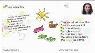 Spotlight 3 (Starter Unit) ПЕСНЯ Colour me red!