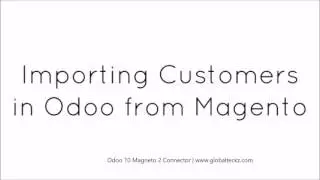 Odoo Magento 2 Connector Part 2